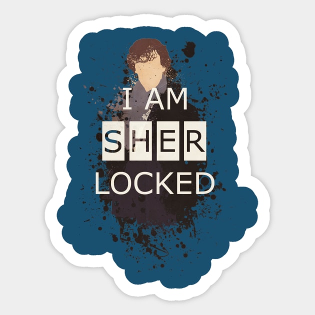 I AM SHER LOCKED Sticker by kakha